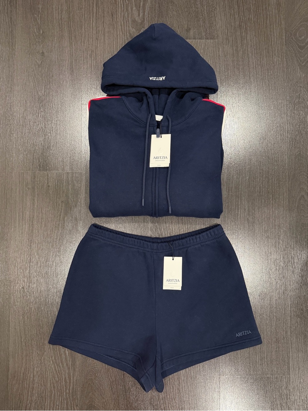 Aritzia Sweatfleece Set Admiral Size M NWT